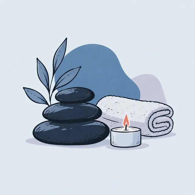 Spa ve masaj için online randevu sayfası çizimi